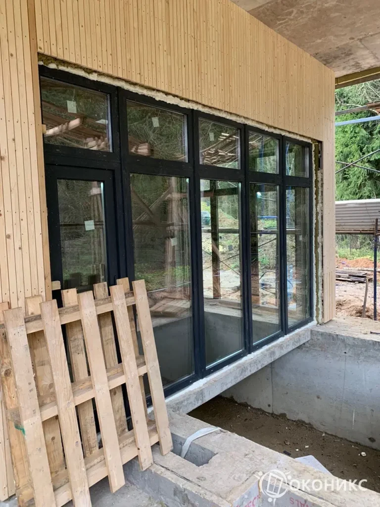 Остекление зоны с бассейном